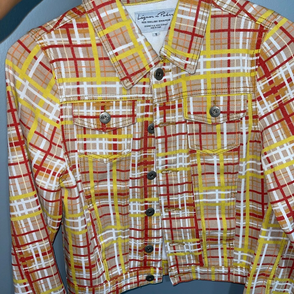 Colorful ASOS Jean jacket (street wear)